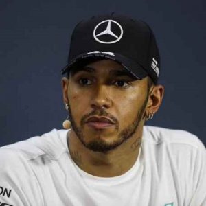 Lewis Hamilton en conférence de presse