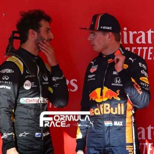 Daniel Riccardio et Max Verstappen F1