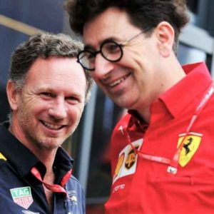 Christian Horner et Mattia Binotto